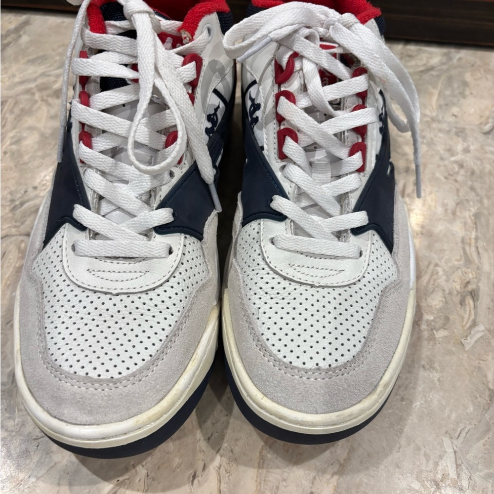 Kappa White and Navy Sneakers